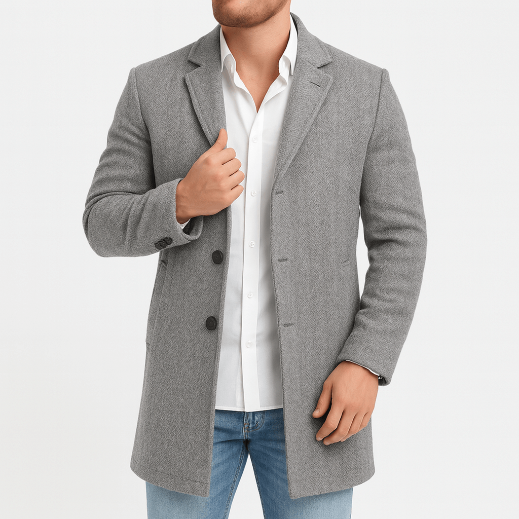 From Toscana | Insulated plaid trench coat