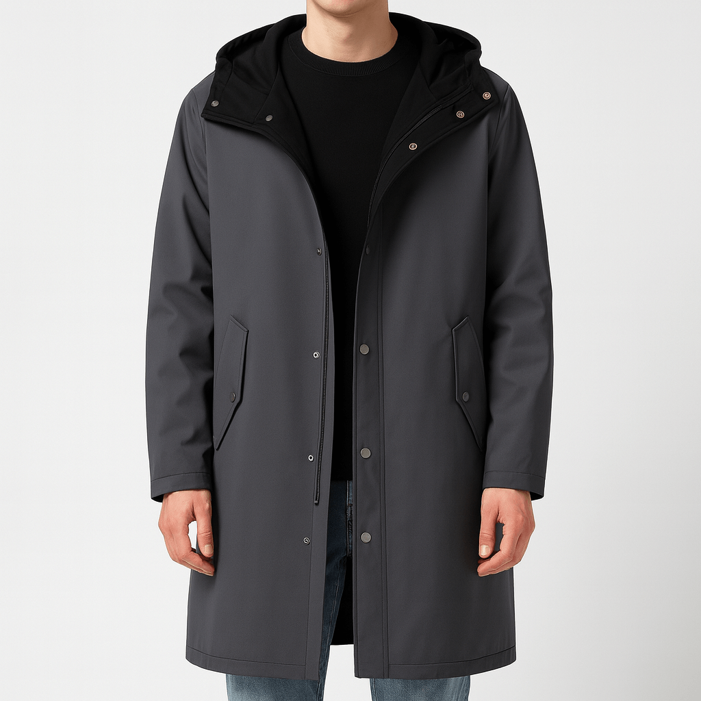 From Toscana | Relaxed fit hooded coat with two-tone lining
