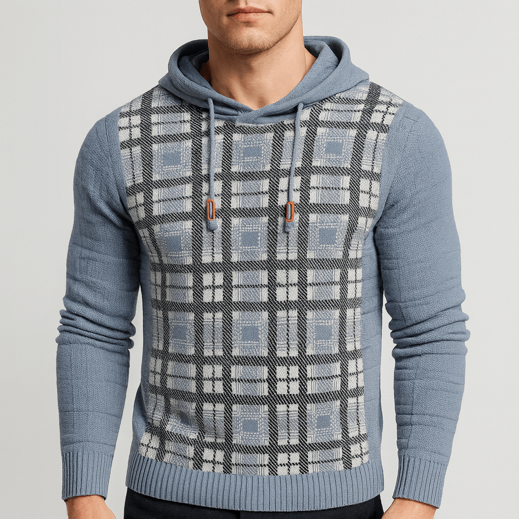 From Toscana | Bold checkered knitted sweater