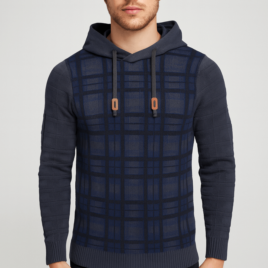 From Toscana | Bold checkered knitted sweater